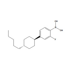 Ácido [2-fluoro-4- (trans-4-pentilciclohexil) fenil] borónico Nº CAS 163006-96-0